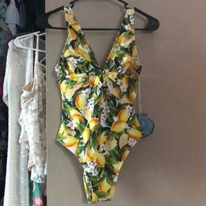 NWT Show Me Your MuMu Citrus Swim 🍋 Small